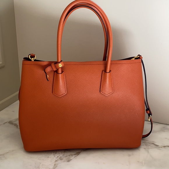 Prada Medium Saffiano Leather Double Bag - Picture 3 of 6